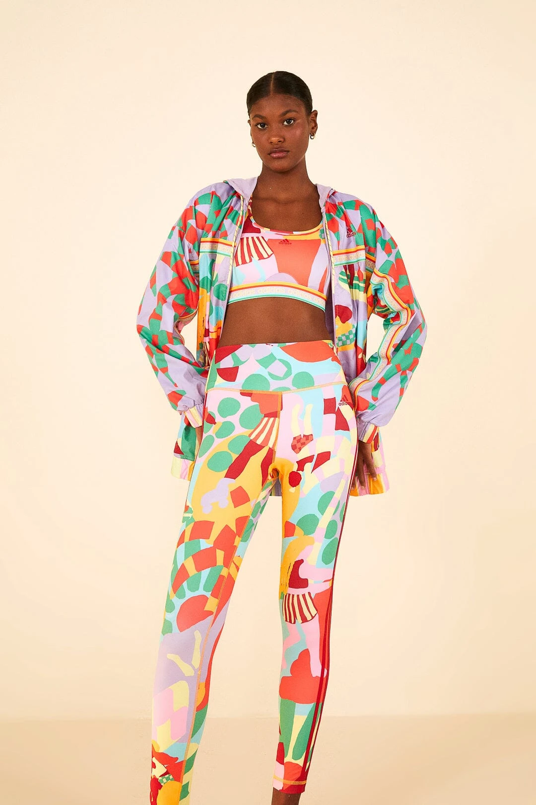 Farm Rio Adidas Farm Training Tights Gold 4 Farm Rio Adidas Farm Training Tights Gold - Image 2