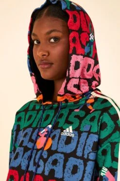 Farm Rio Adidas Farm Hoodie Black 10 Farm Rio Adidas Farm Hoodie Black -Farm Rio HS1195 03