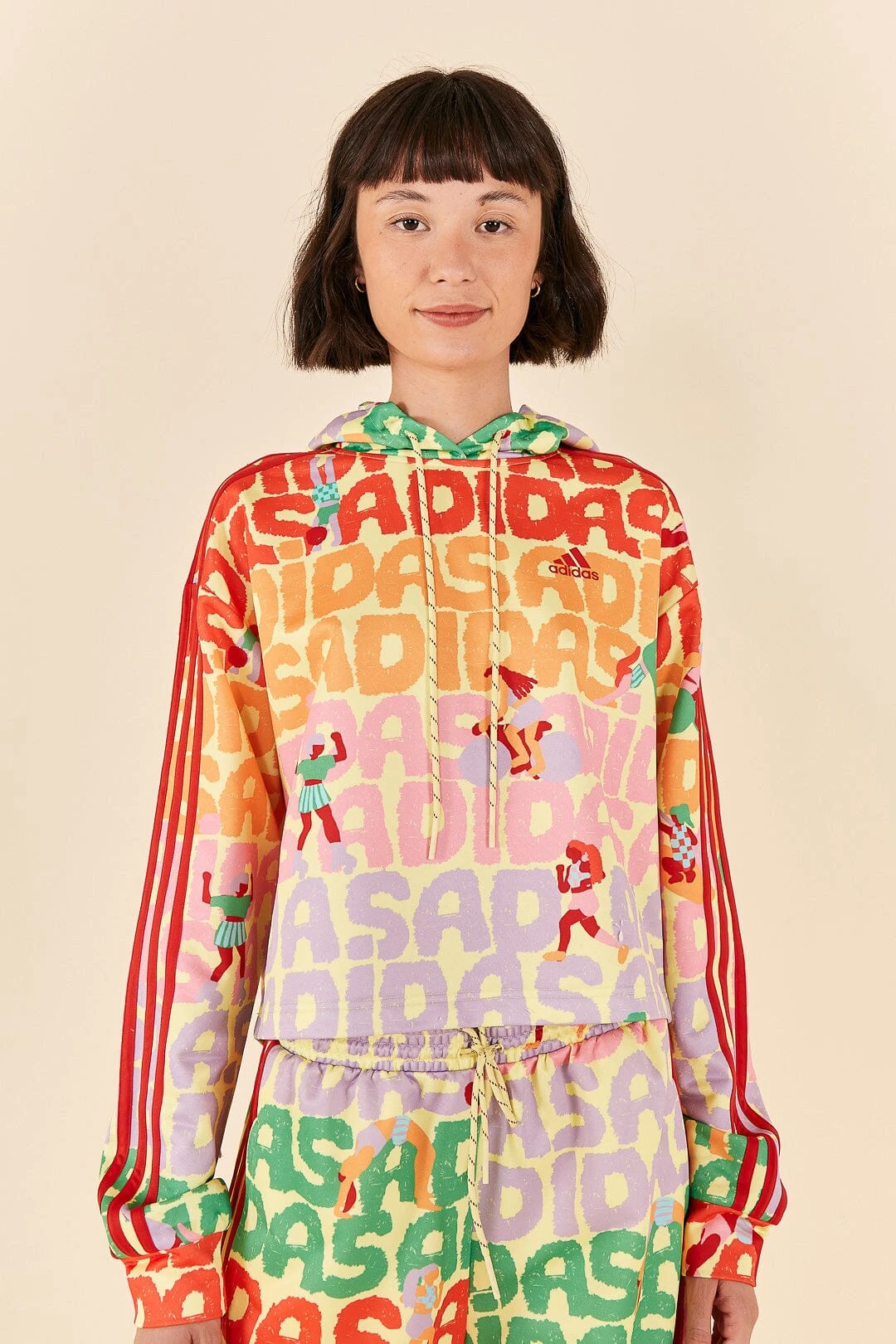 Farm Rio Adidas Farm Hoodie Pearl Citrine 4 Farm Rio Adidas Farm Hoodie Pearl Citrine - Image 2