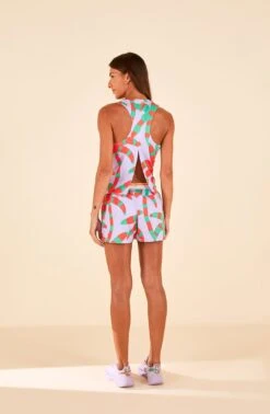 Farm Rio Adidas Farm Pacer Shorts Purple -Farm Rio HS1198 03