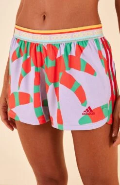 Farm Rio Adidas Farm Pacer Shorts Purple -Farm Rio HS1198 04