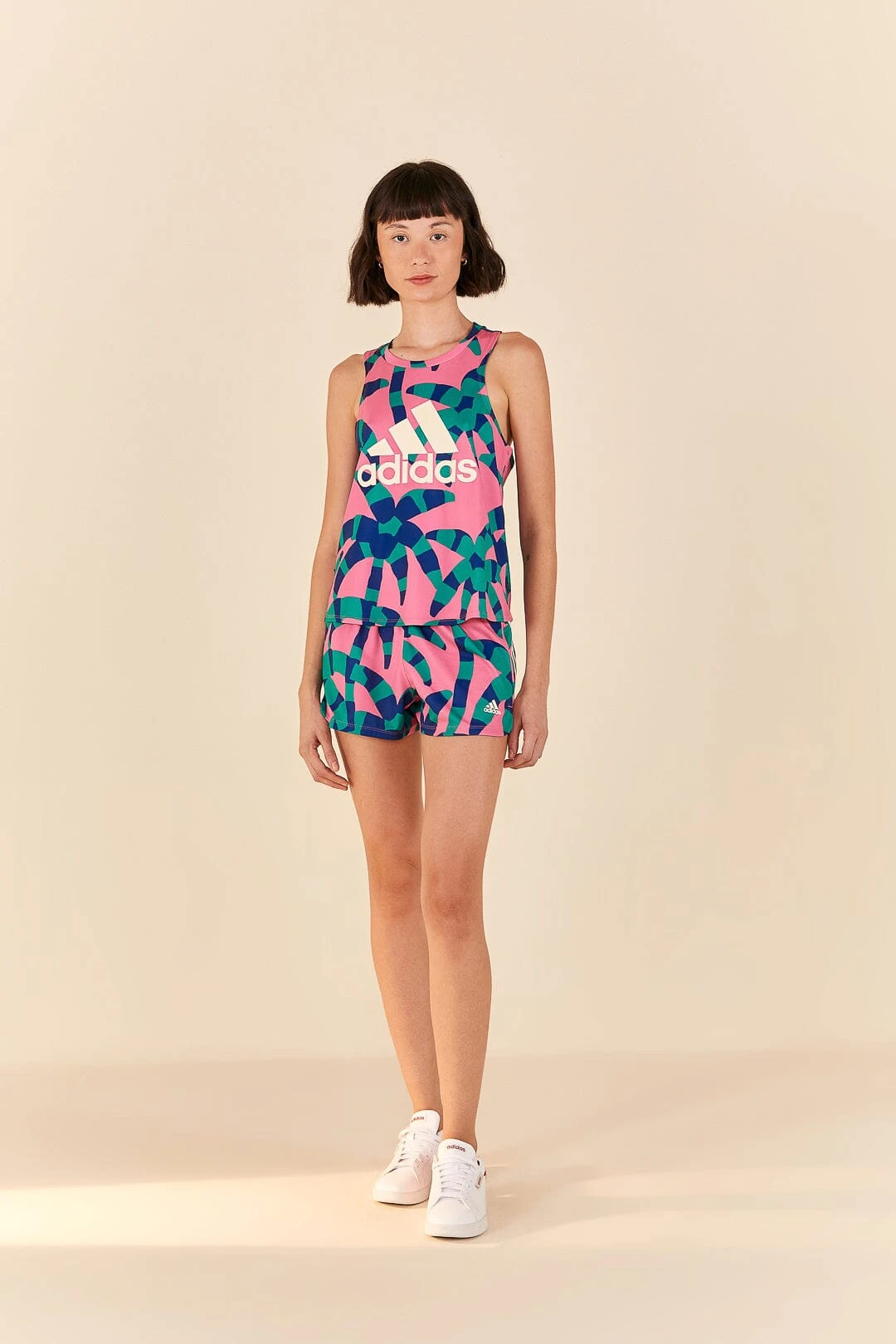 Farm Rio Adidas Farm Tank Top Green 4 Farm Rio Adidas Farm Tank Top Green - Image 2