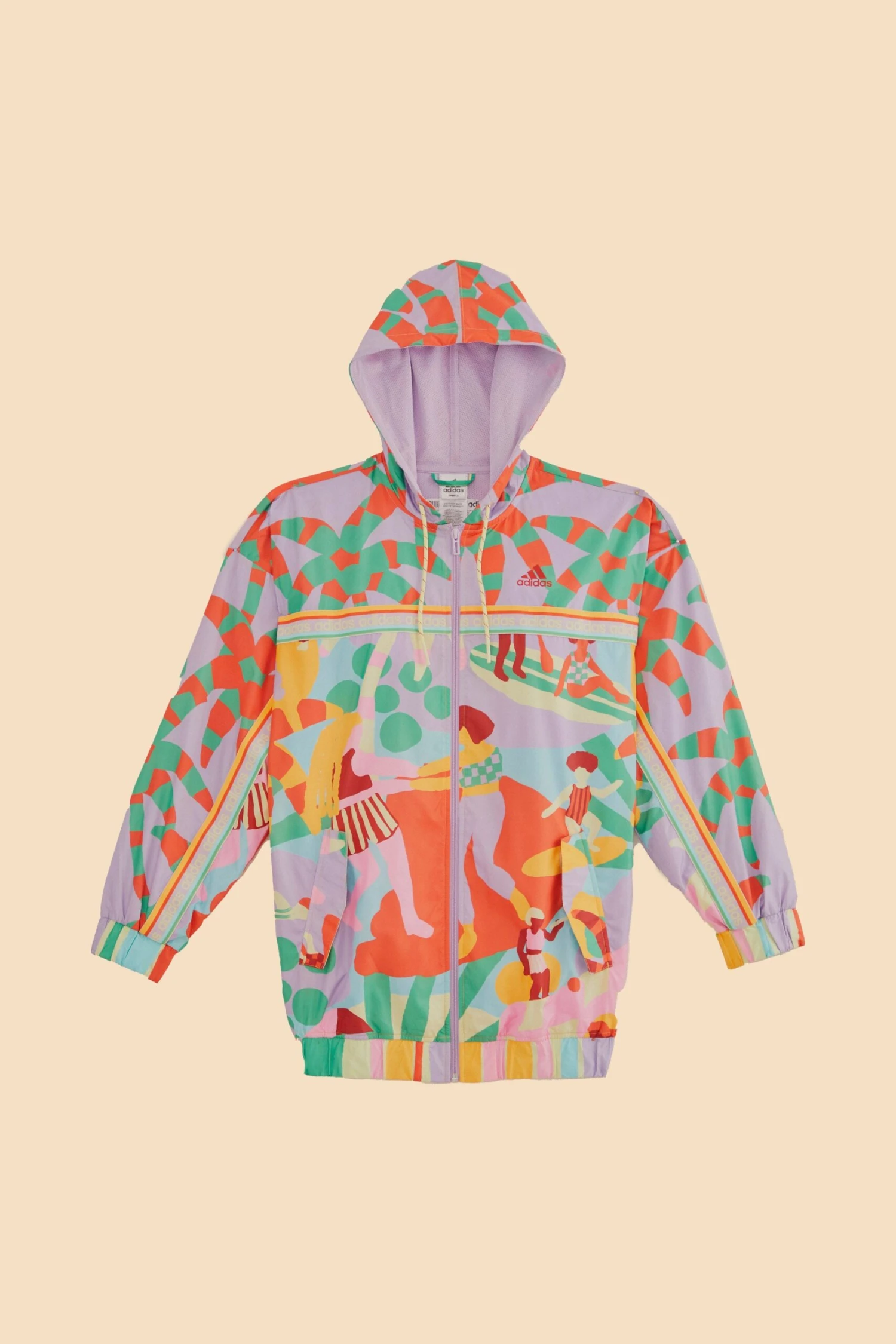 Farm Rio Adidas Farm Jacket Purple 8 Farm Rio Adidas Farm Jacket Purple - Image 6