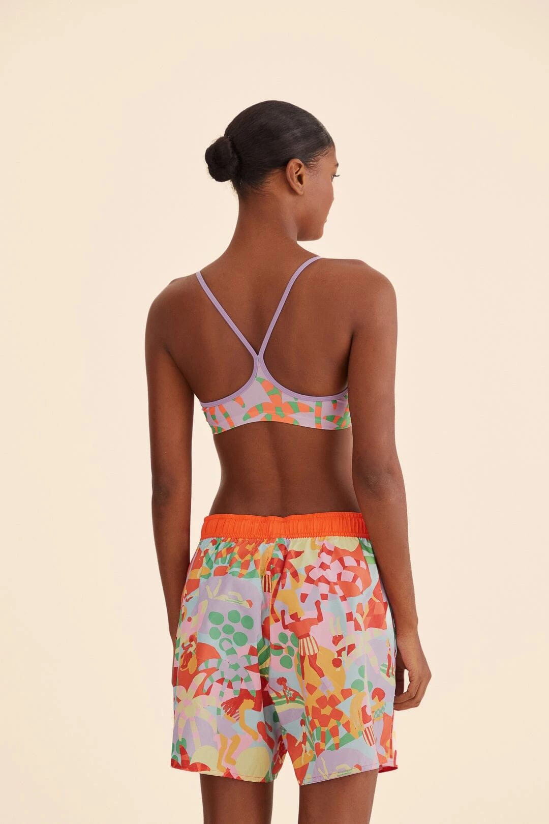 Farm Rio Adidas Farm Unitefit Shorts Red 5 Farm Rio Adidas Farm Unitefit Shorts Red - Image 3