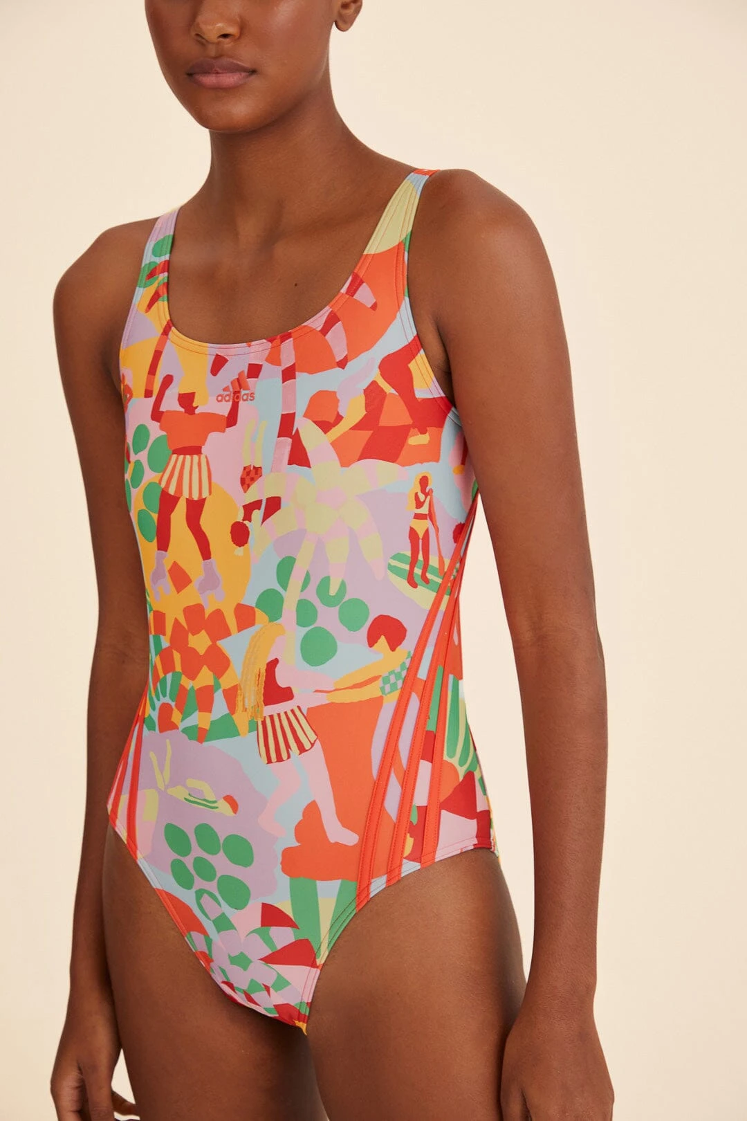Farm Rio Adidas Farm Swimsuit Pearl Citrine 4 Farm Rio Adidas Farm Swimsuit Pearl Citrine - Image 2